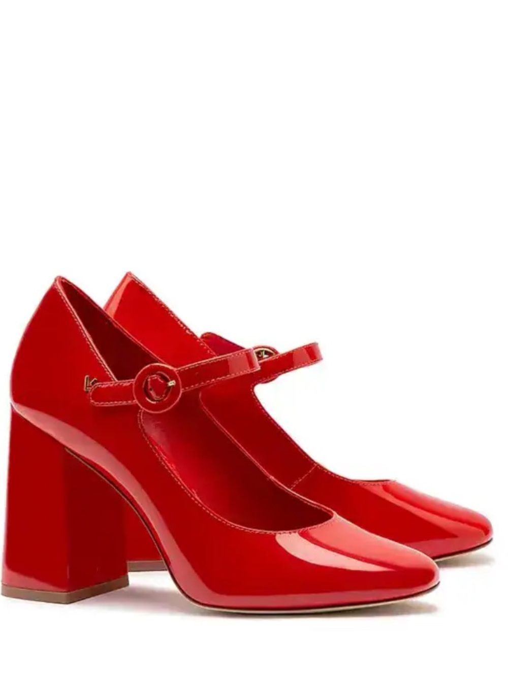 LARROUDE PATENT LEATHER MARY JANE BLOCK HEAL PUMP
LIKE NEW
Size 8